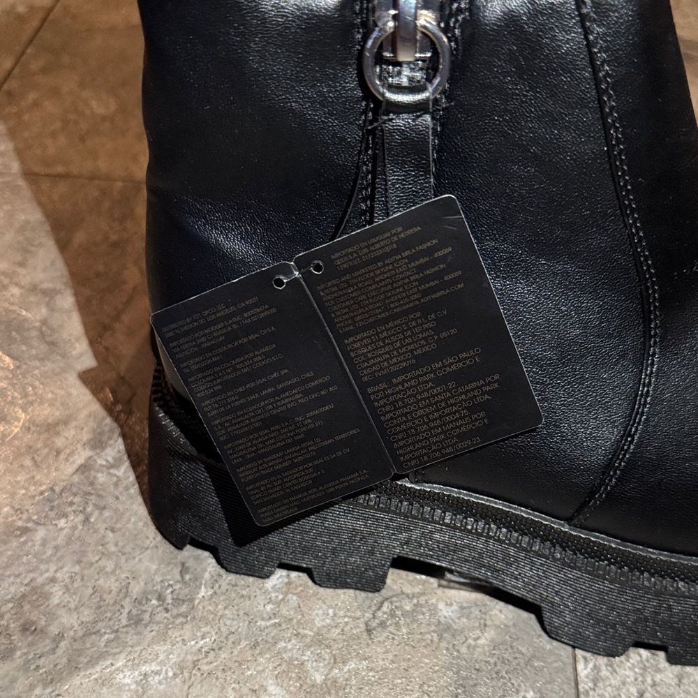 Forever 21 Black Combat Boots 👽 - Picture 7 of 9